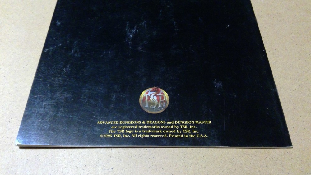 Advanced Dungeons & Dragons Dungeon Master Screen & Master Index 9504 W/SCREEN!