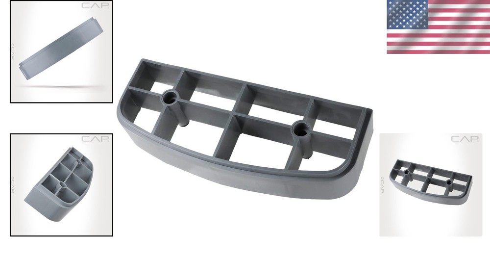 Compact Shock-Absorbing Gray Aerobic Step with 4 Risers for Home Workouts
