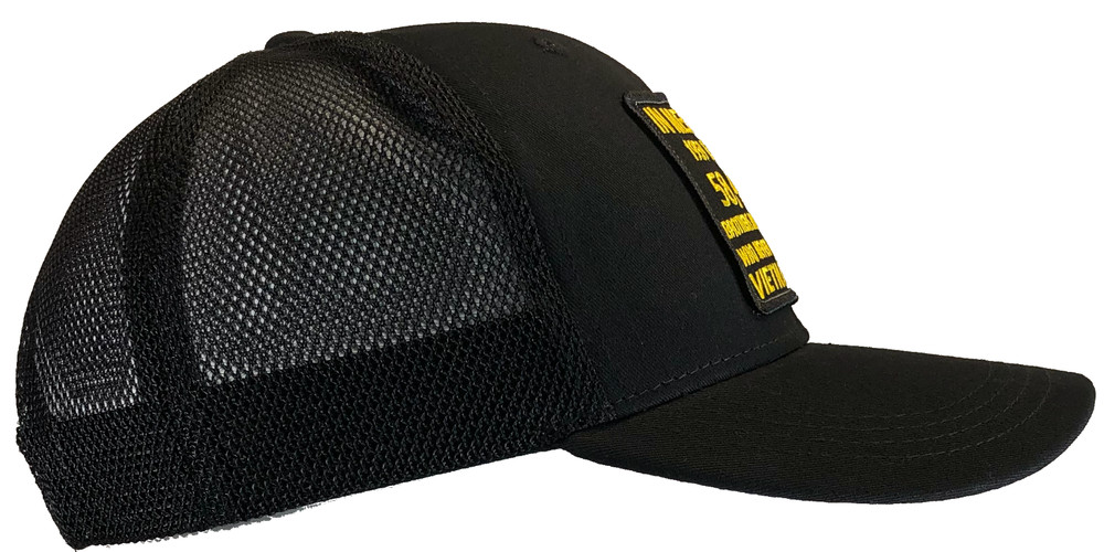 Vietnam Memorial Hat Black Ball Cap "IN MEMORY"