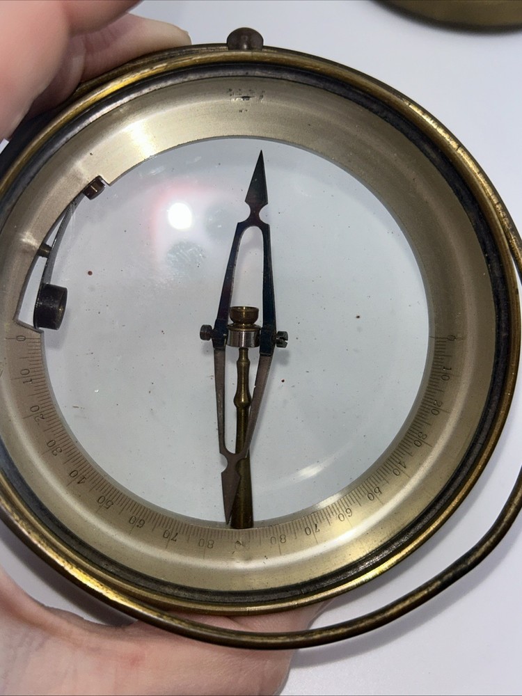 Antique Mining Dip Needle Compass