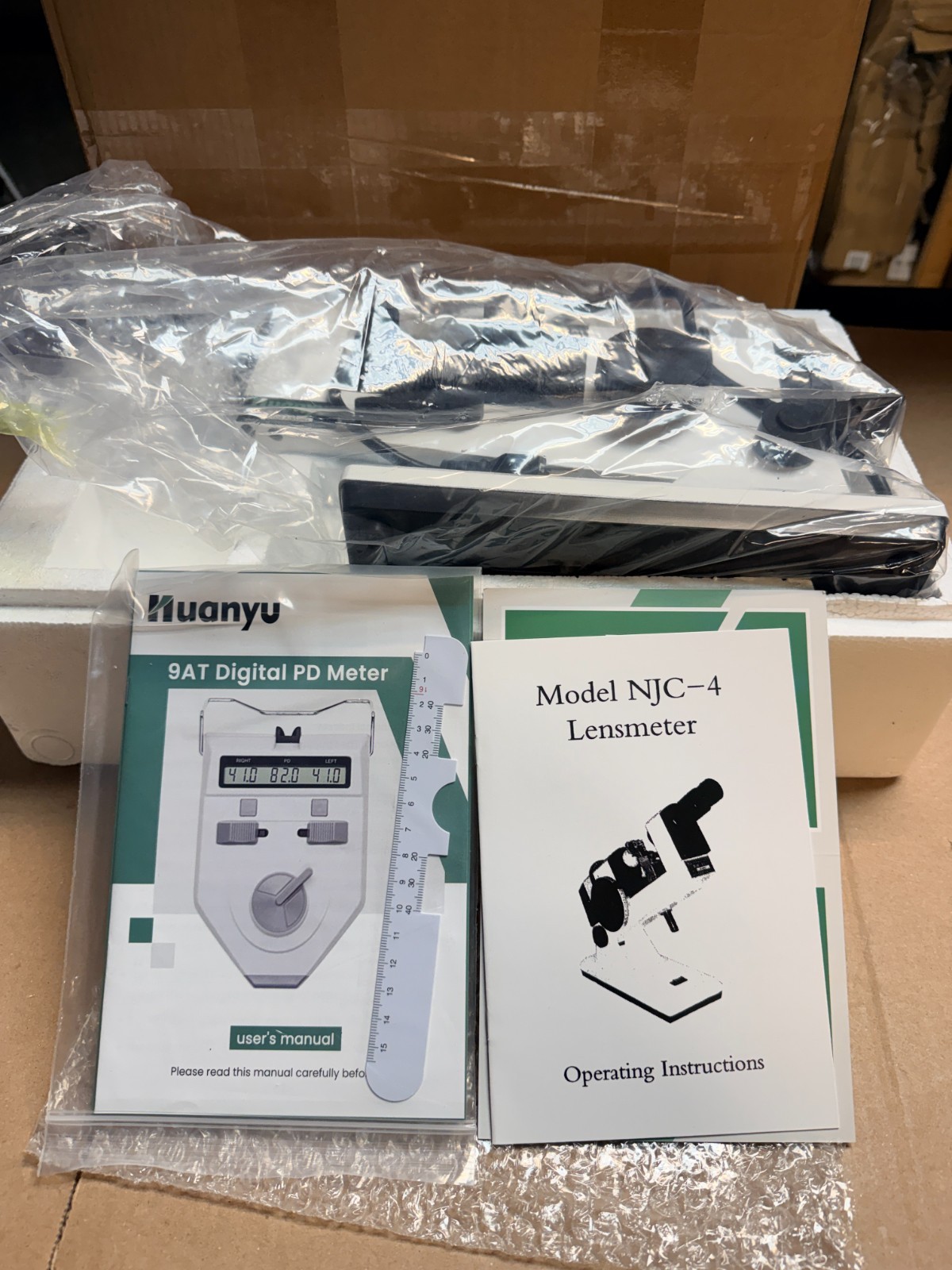 Used Manual Lensmeter NJC-4 Focimeter Lensometer Optometry Optic Machine