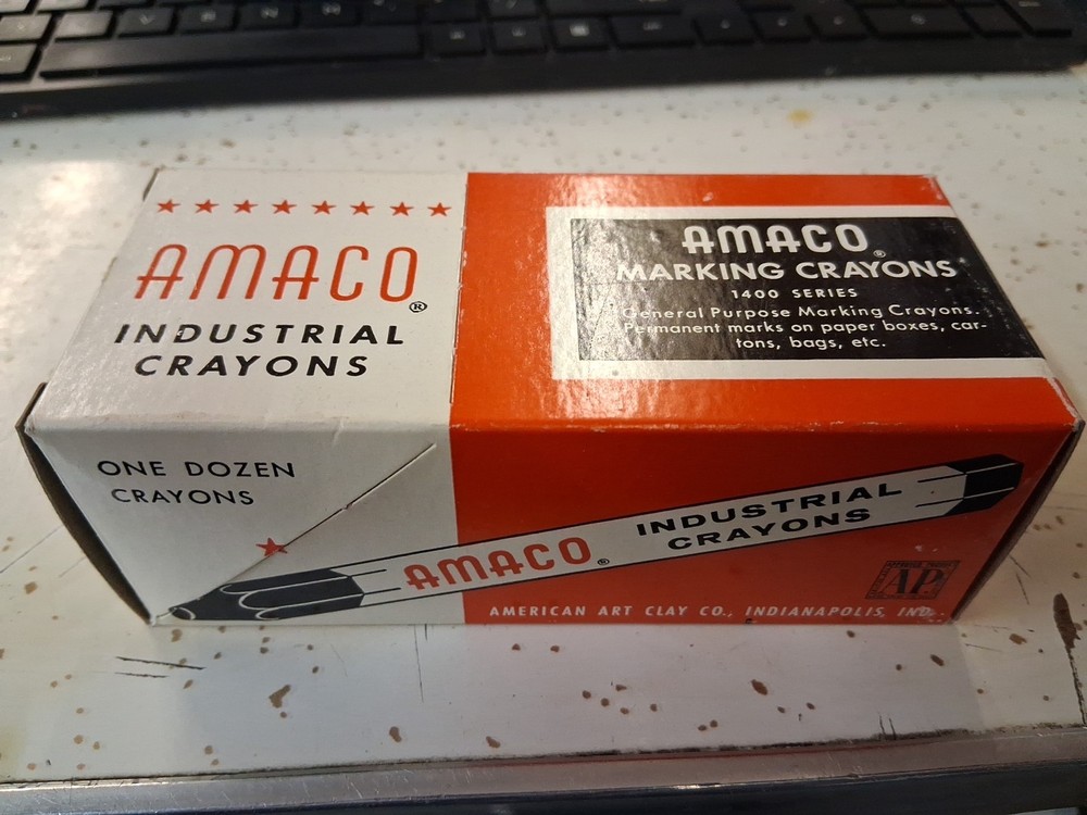 Amaco Marking Crayons Red