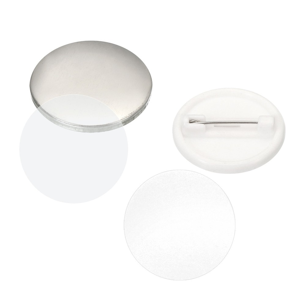 0.98" Blank Button Making ,10Pcs Round Badge Parts for Button Maker Machine