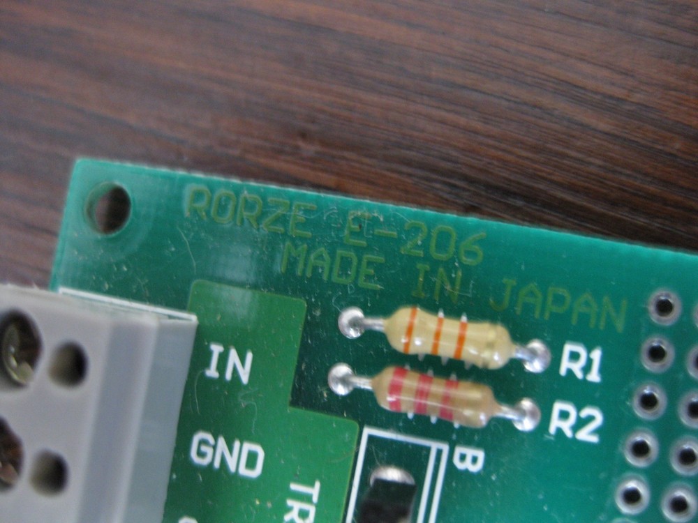 Rorze Robotics E-206 Interface Card Board Controls Made in Japan