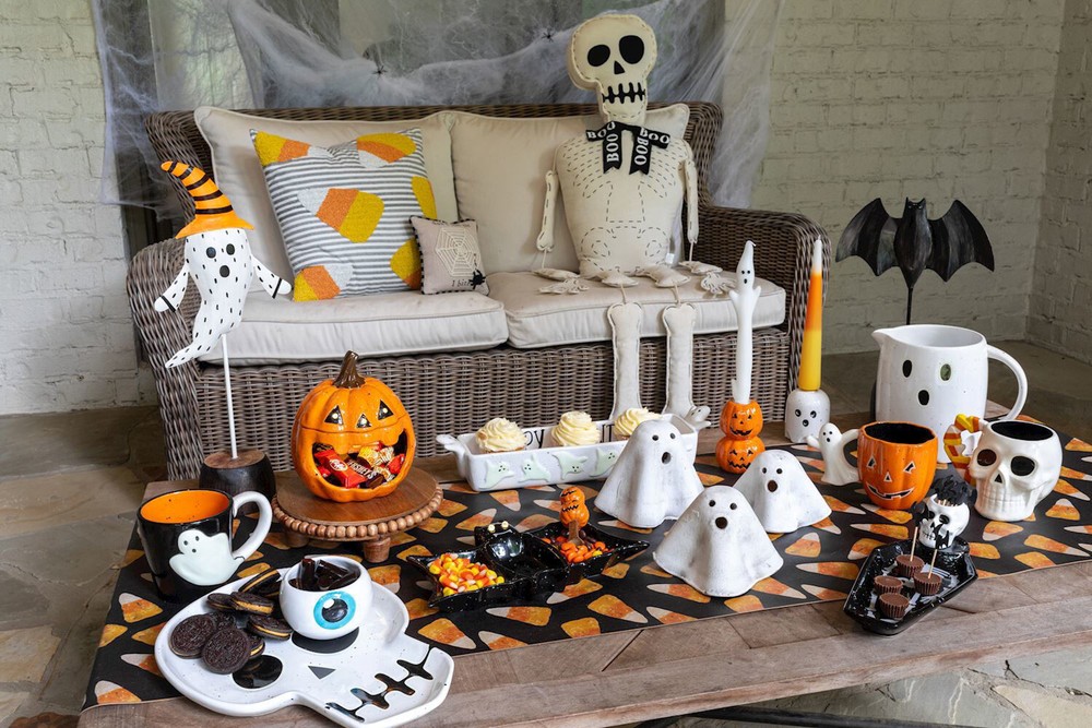 Mudpie - Bat Light-up Triple Tray Set - 41860052
