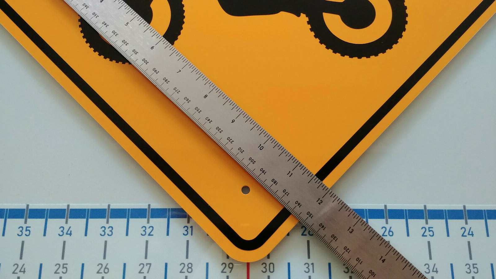 Dirt Bike Crossing Sign- Enduro Trail Marker - Motocross - Fun Motorcycle Gifts