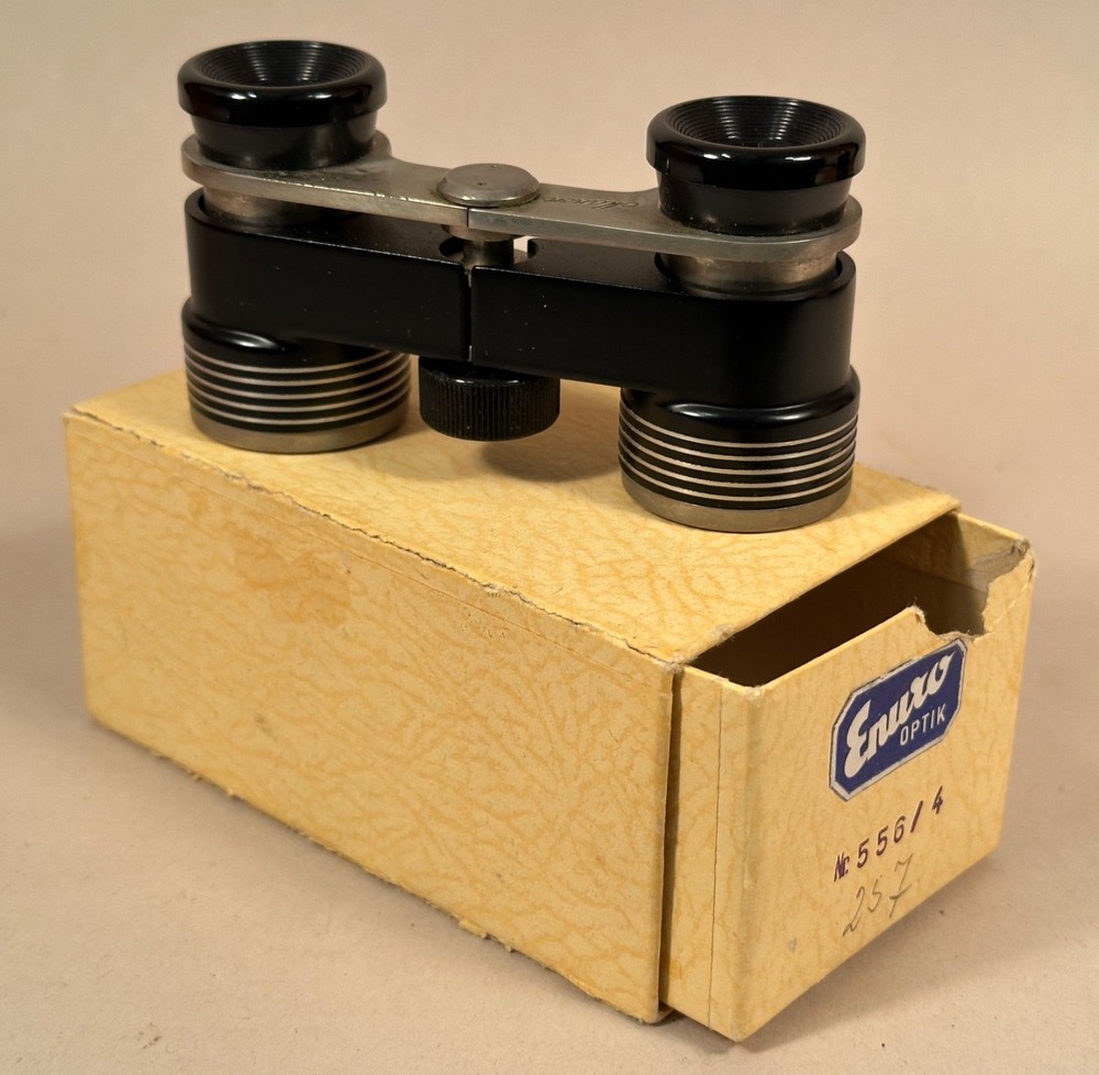 Enuro Optik Compact Binoculars, Opera Glasses with Box