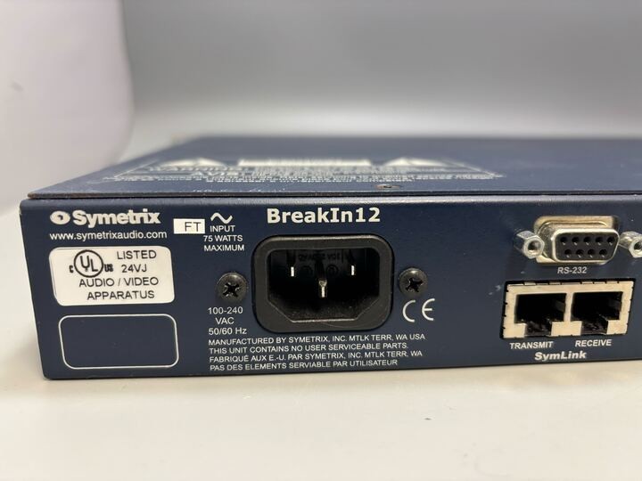 Symetrix Symnet Audio Matrix BreakIn 12 12-channel Analog Audio Input Expander