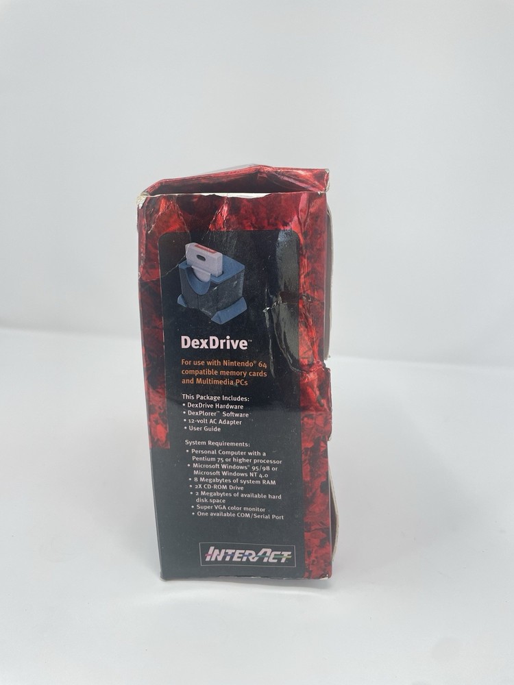 InterAct DexDrive Game Save Exchange System for Nintendo 64 Complete in Box