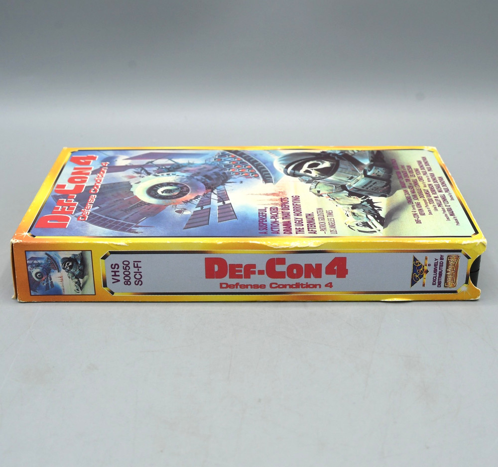 Def Con 4 VHS 1991 Release Starmaker Thriller Sci Fi TESTED