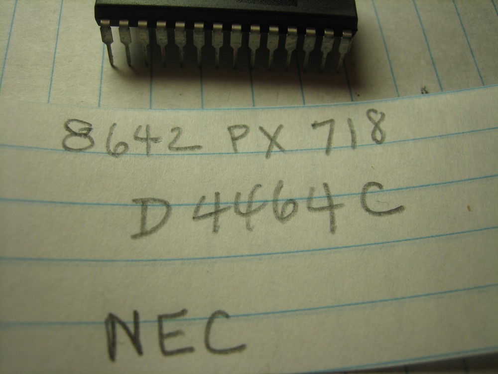 NEC, D4464C, 28 pin, DIP