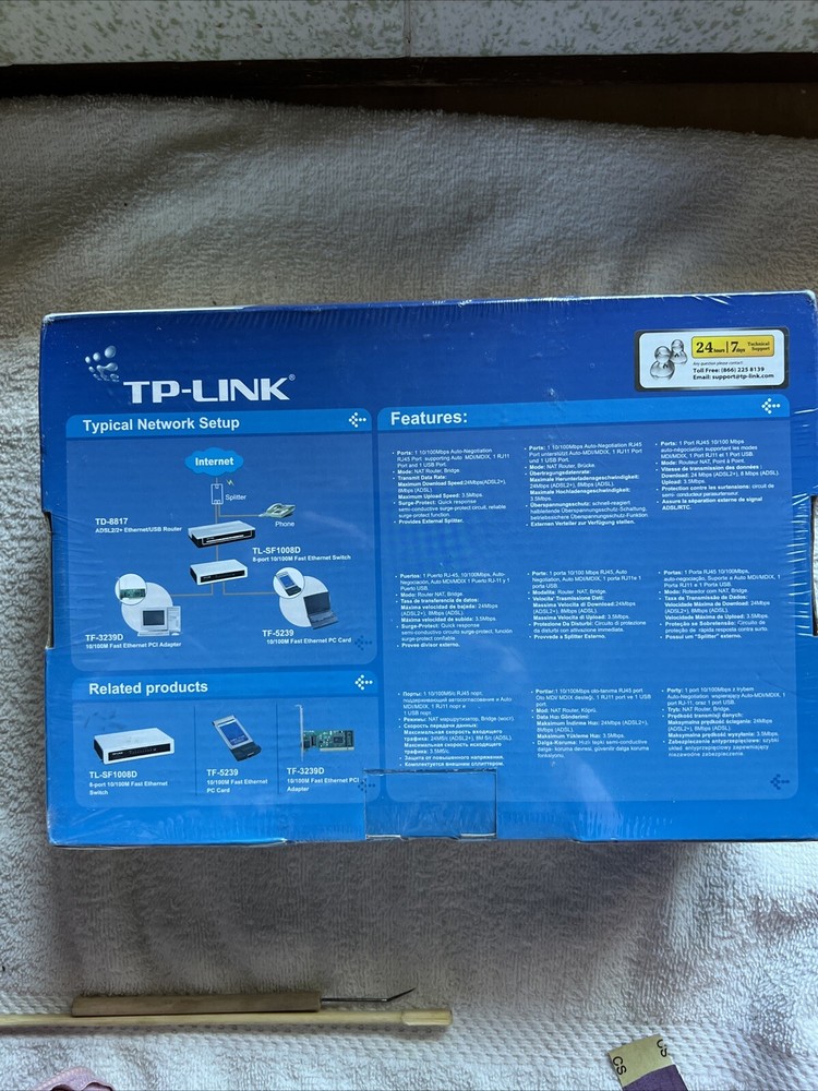 TP-Link TD-8817 100 Mbps 10/100 Wired Router
