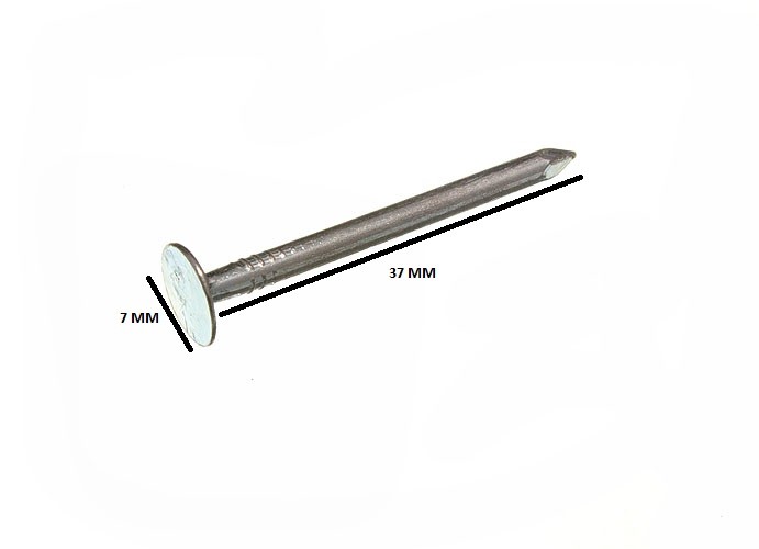 Galvanised clout nails 40 mm pack size 250