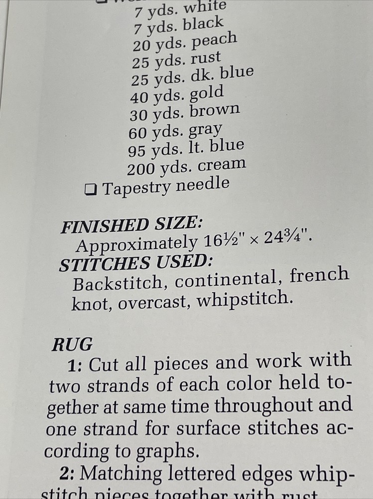 Annie's Attic Noah's Ark Wall Hanging Plastic Canvas Pattern