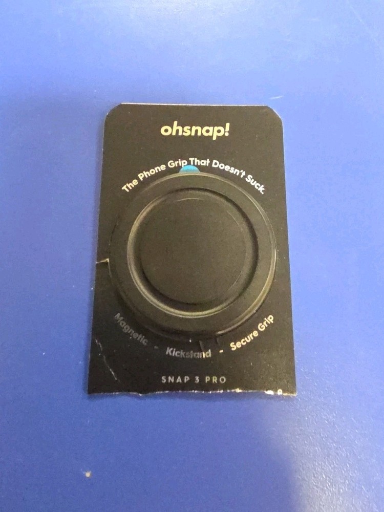 Ohsnap! 3 Jet Black Phone Grip