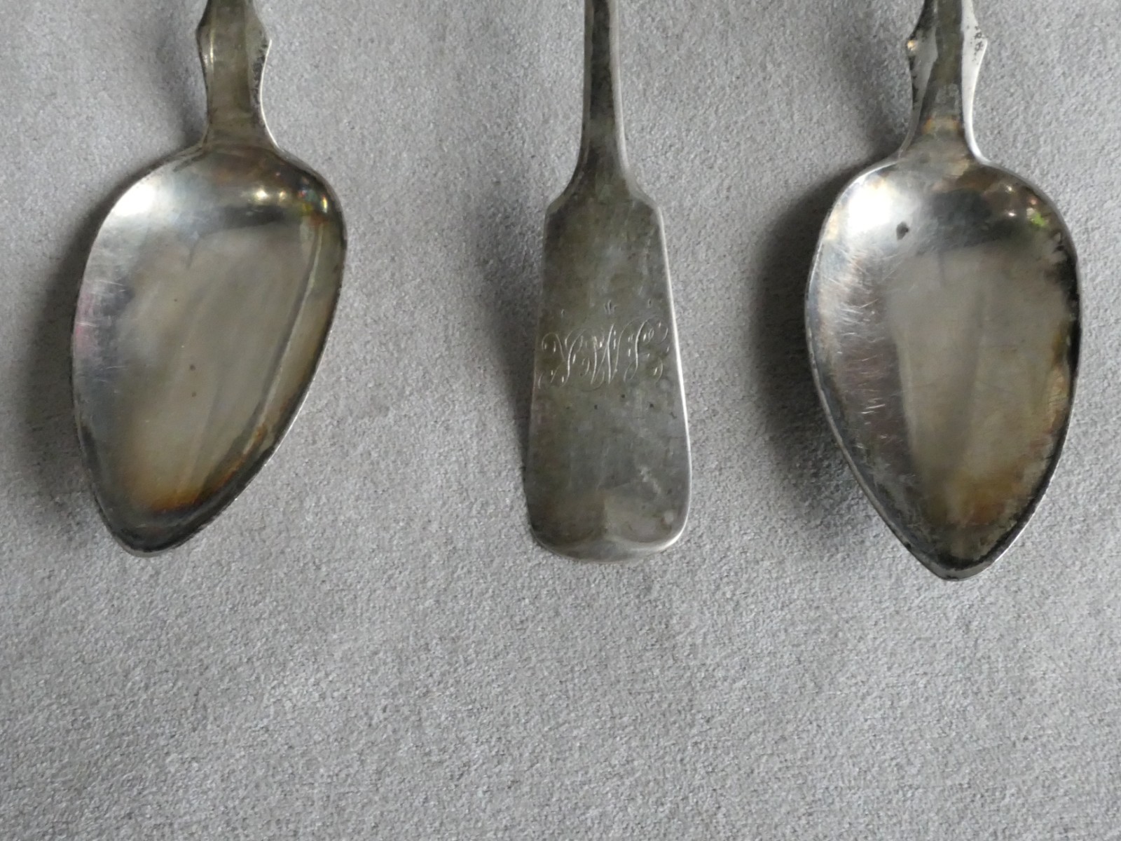 Lot of 6 American Coin Silver Spoons RM WILSON Philadelphia, PA : 72.5g