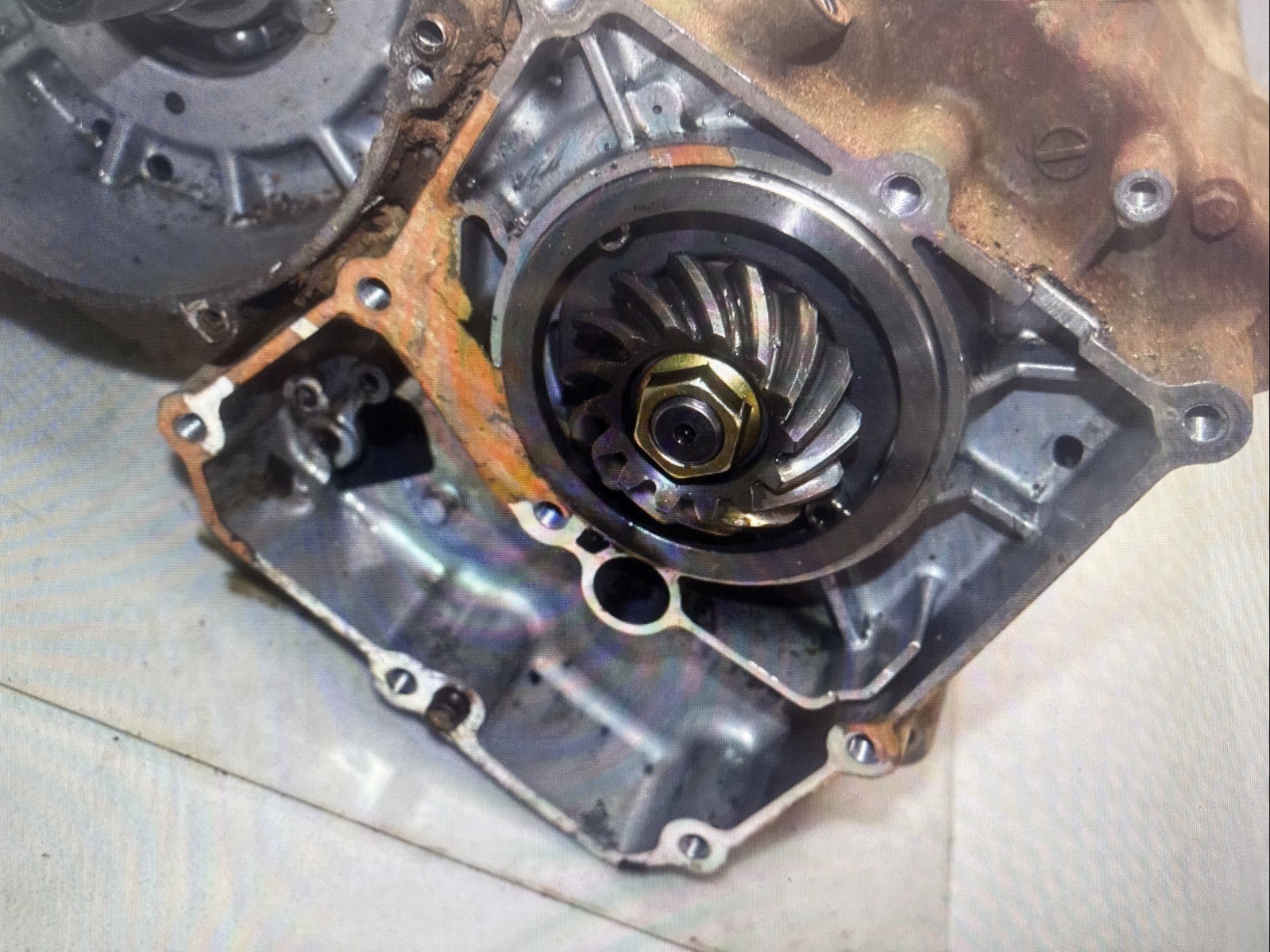 E3-1 LOWER ENGINE MOTOR CRANK 98 KAWASAKI BAYOU KLF 400 2x4 FREE US SHIP