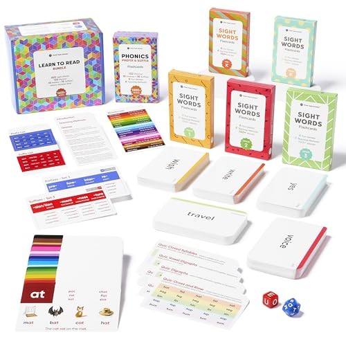 Ultimate Learn to Read Bundle (620 Sight Words, 122 6 Pack Ultimate Set + Dice