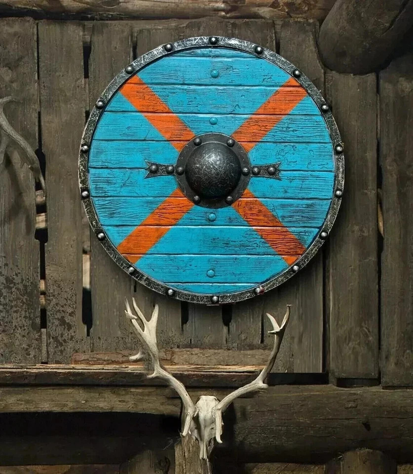 Authentic shield Rollo Battleworn Viking Shield Viking Shield 24''