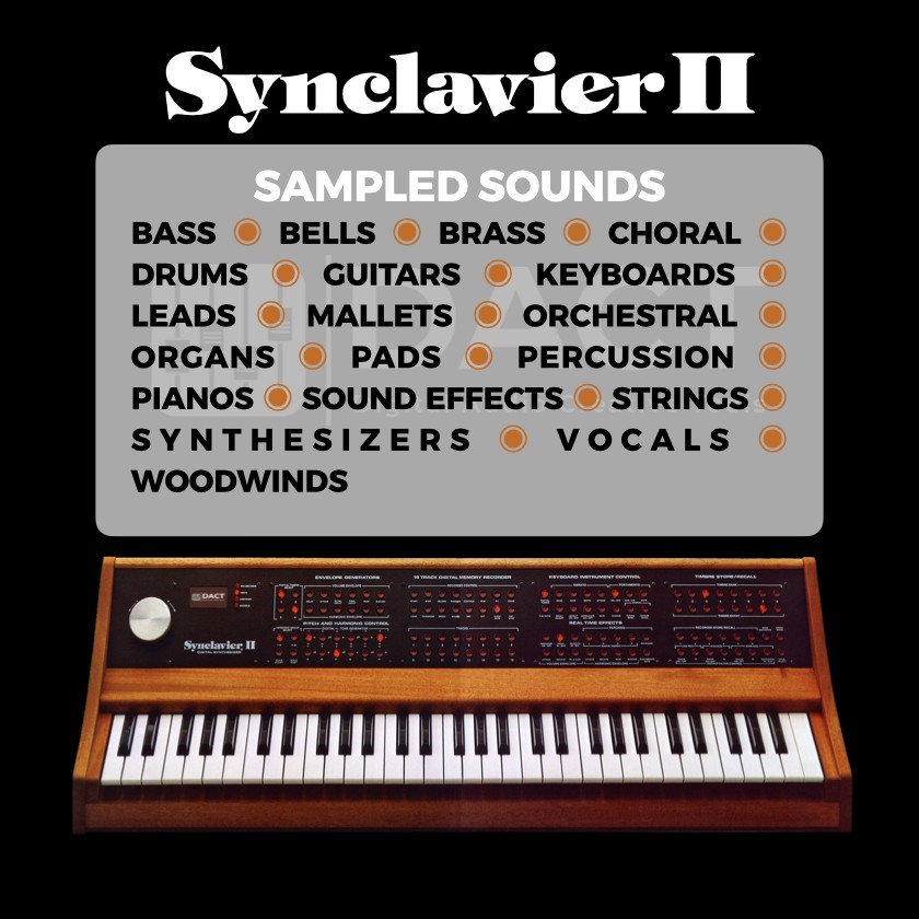 Synclavier II Sample Library (3,000 Samples) - Instant Access