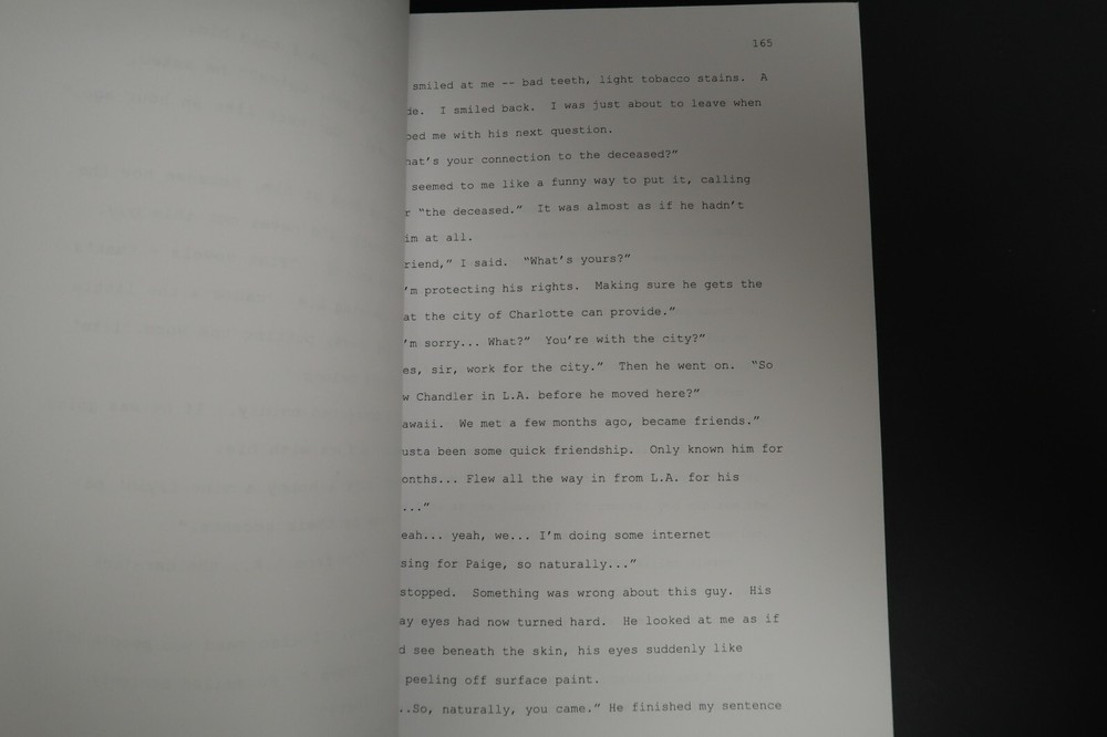 At First Sight Original Book Script Stephen J. Cannell Studios Collection