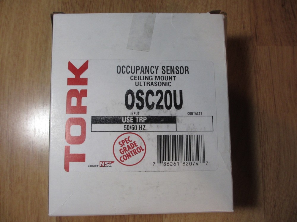Tork Nsi OSC20U Ceiling Mount Ultrasonic Occupancy Sensor 2000 foot coverage