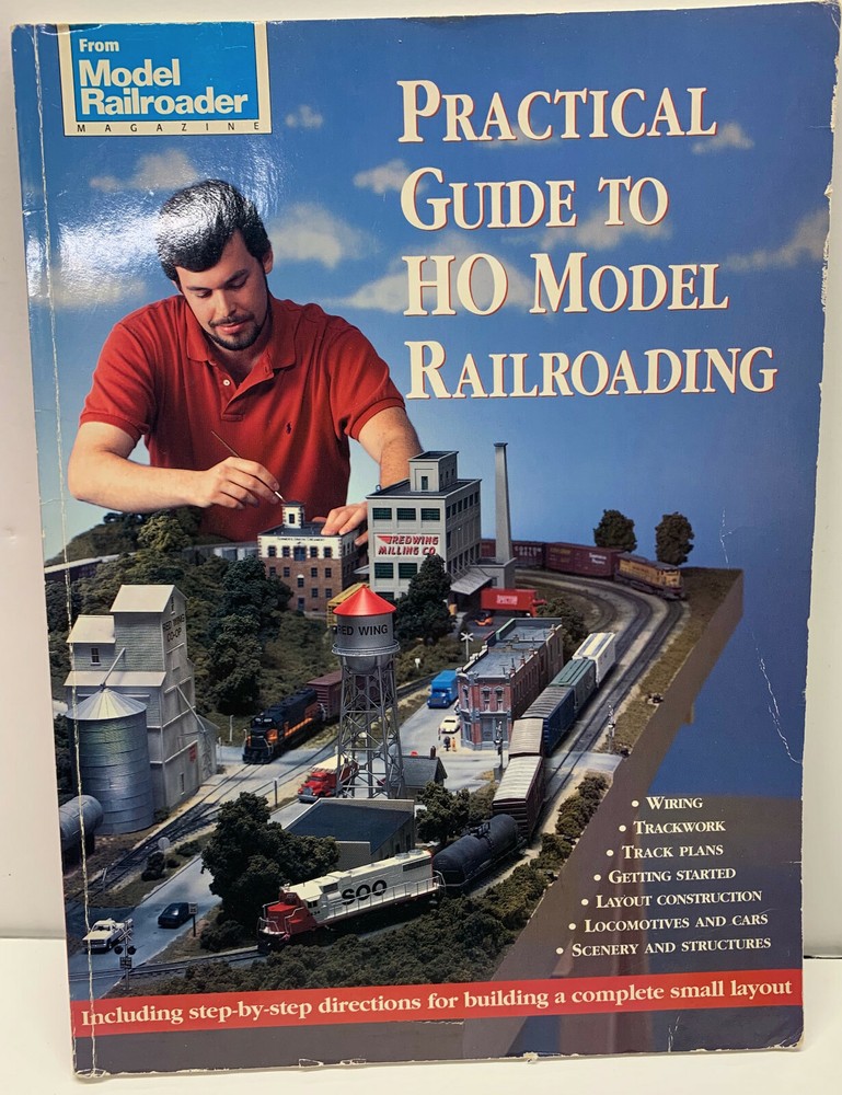 Three Model Railroad Books - ABC Model Railroading Guide Detail Techniques.Used!