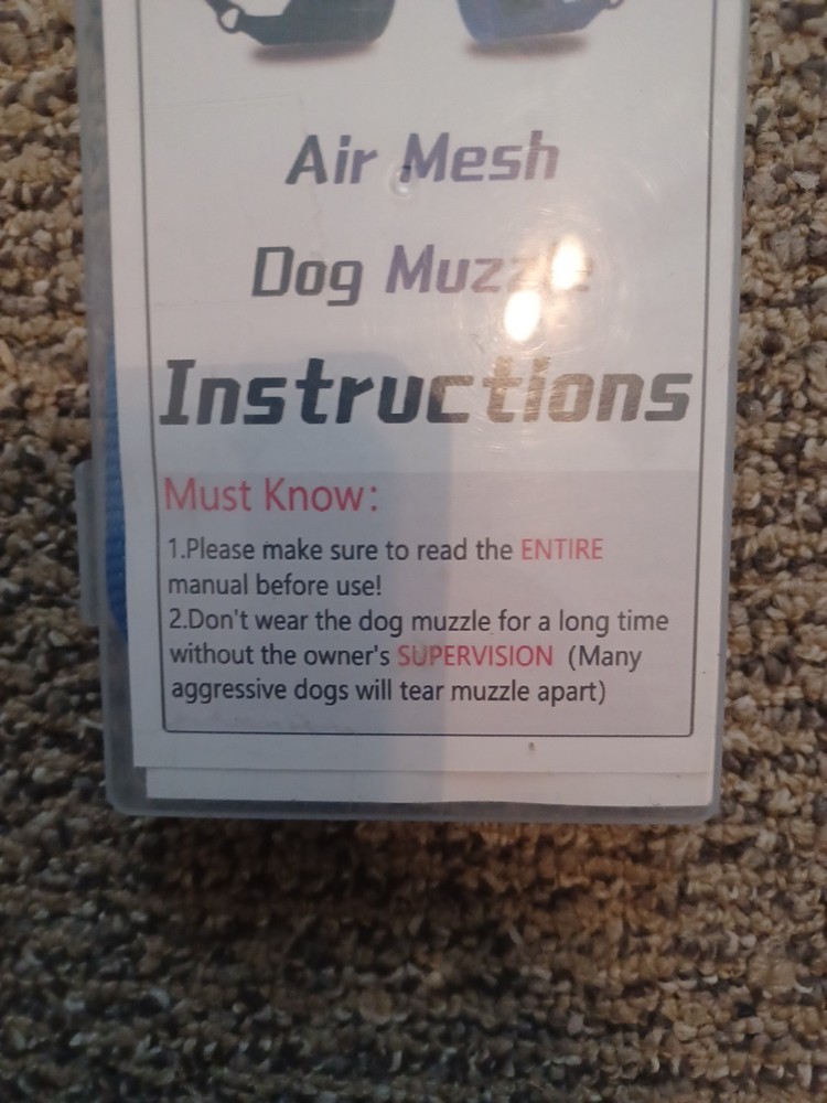 Air Mesh Dog Muzzle