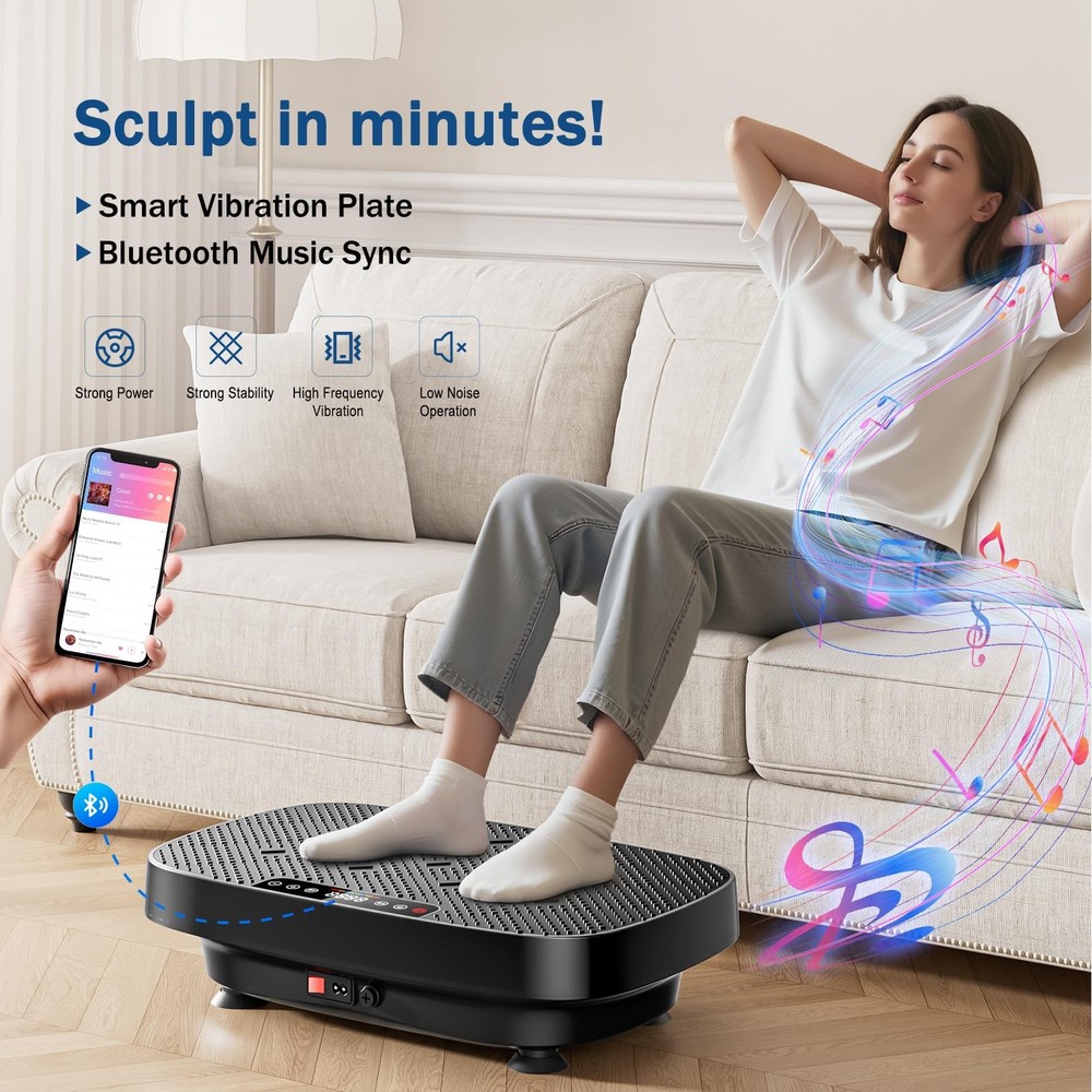 Vibration Plate Exercise Machine: Lymphatic Drainage, Fat Burning, Weight Loss