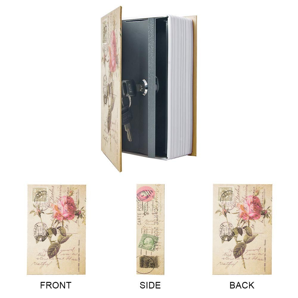 Dictionary Book Safe Hidden Storage Box with Key Lock
