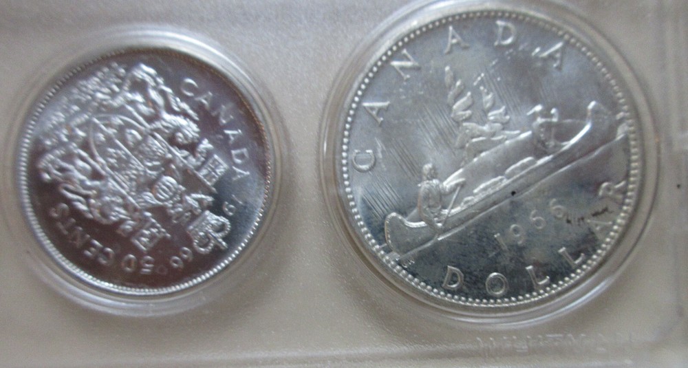 1966 Canada Silver PL YEAR Set. UNC COINS RJ