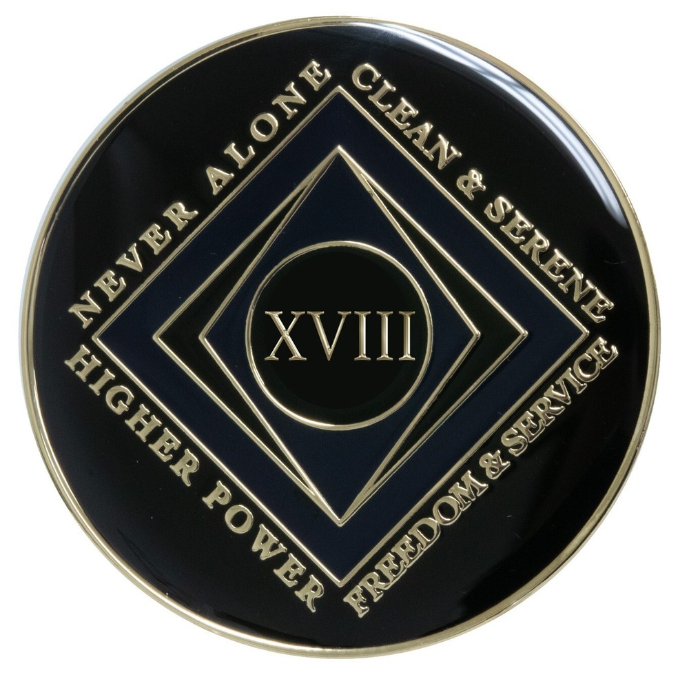 18 YEAR Clean Time Recovery Medallion