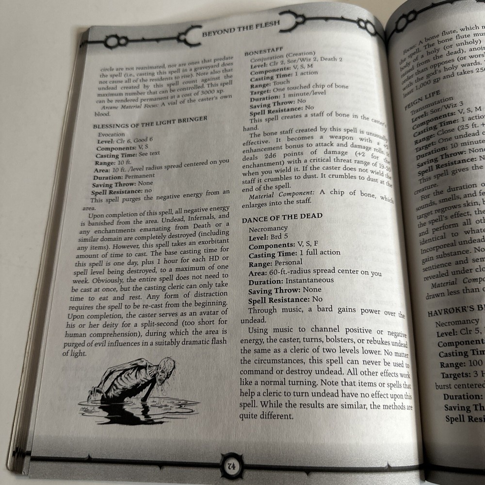 Dungeons and Dragons Undead Sourcebook d20 System RPG