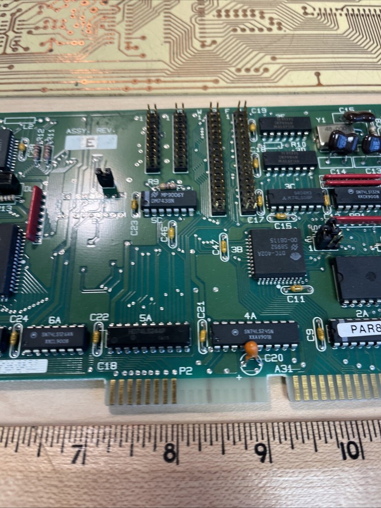 Vintage 1980s Data Tech Corp MFM Hard Drive Controller Card NCR