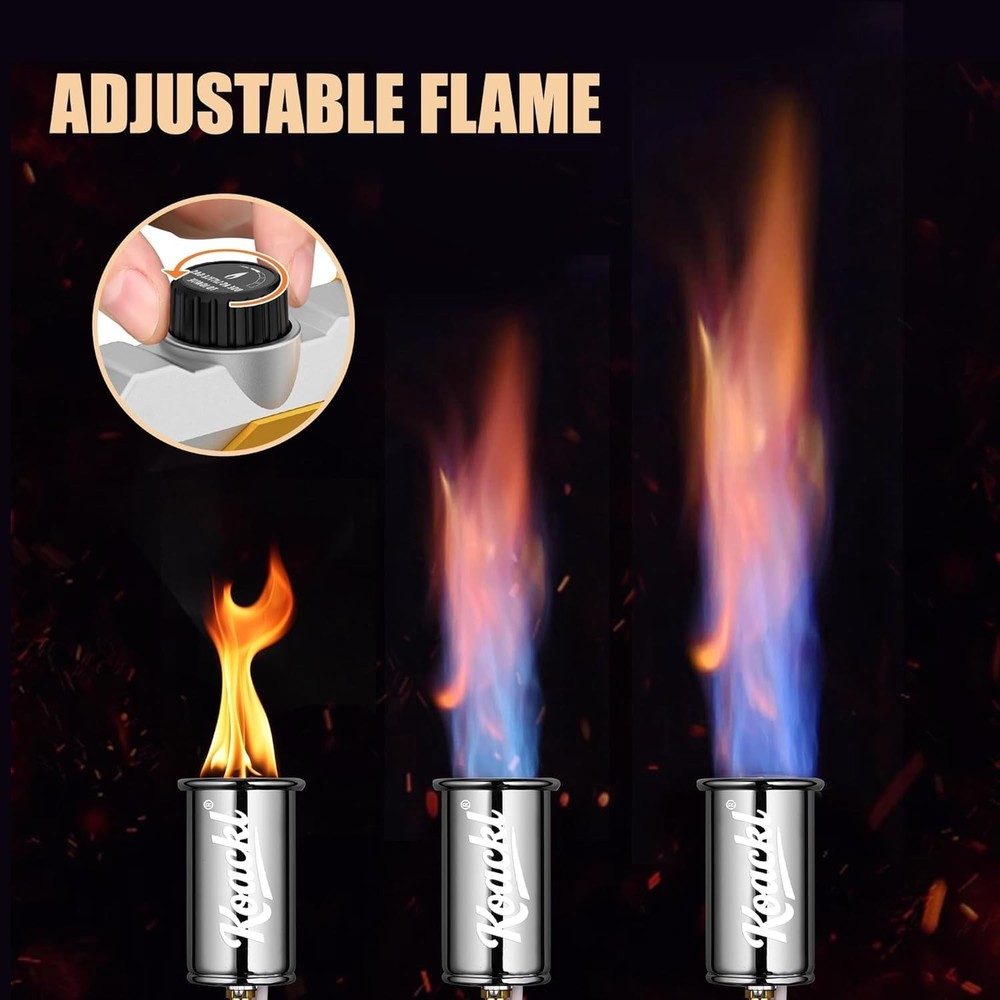 Ergonomic Kitchen Torch with Adjustable Flame - Perfect for Grill Masters & More