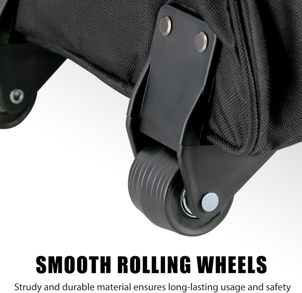 Drum Hardware Bag with Wheels Drum Set Hardware Carry Bag Drum Stand Accessory B