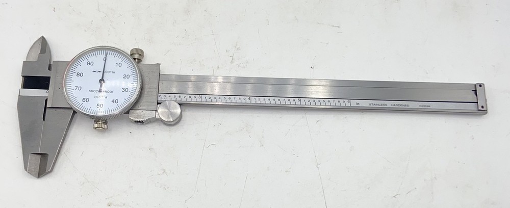 6” Dial Caliper .001 Inside Outside & Depth Measurements
