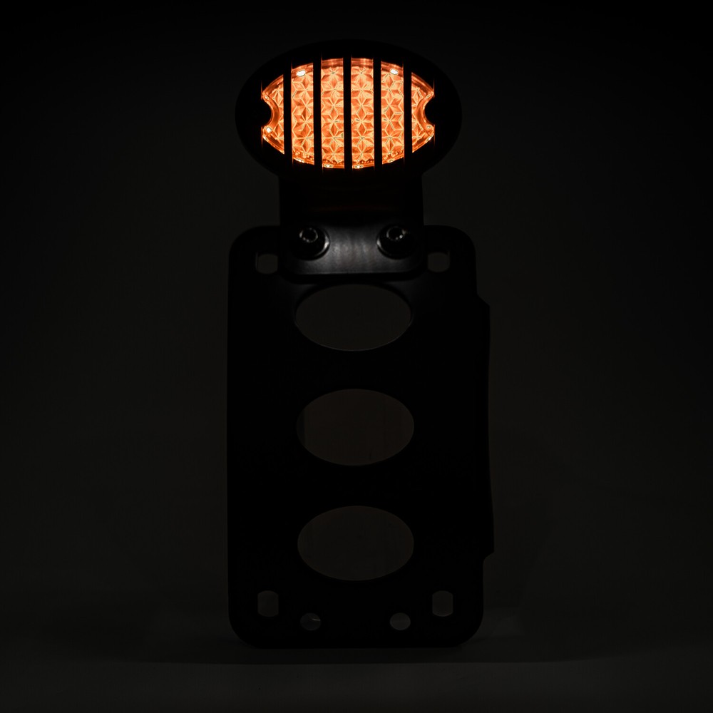 US For Harley Chopper Bobber Softail Tail Light Side Mount License Plate Bracket