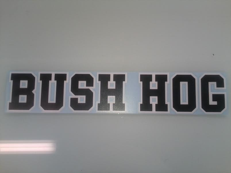 Bush Hog Decal