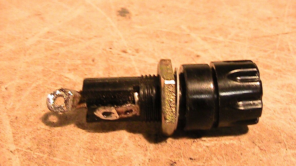 Fisher Vintage Original fuse holder