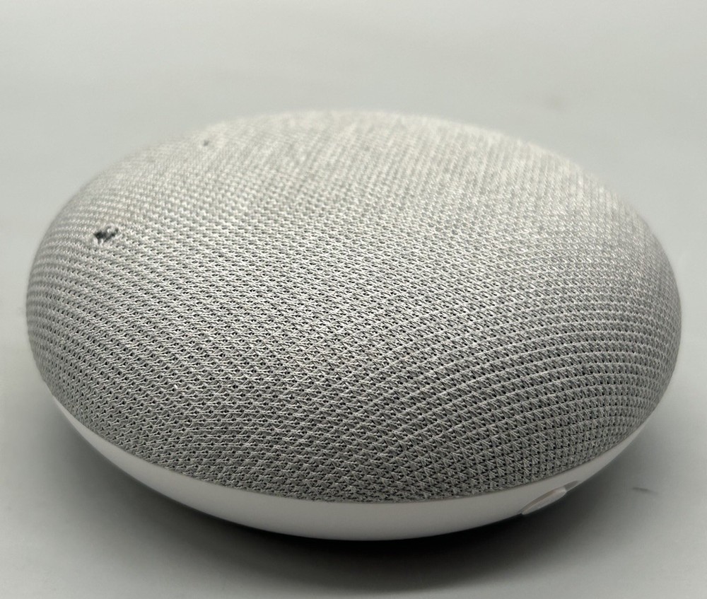 Google Home Mini Smart Speaker - Unit Only - Chalk (H0A)(Gen 1) - Tested