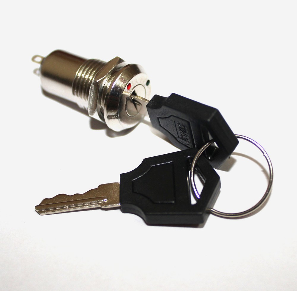 1PCS Key Switch ON /OFF Lock Switch Two Keys Key Set Mini Key Switch Ignition