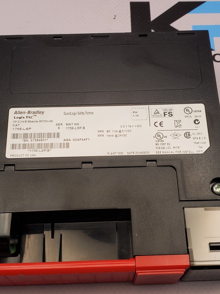 Allen-Bradley 1756-LSP GuardLogix Safety Partner Controller