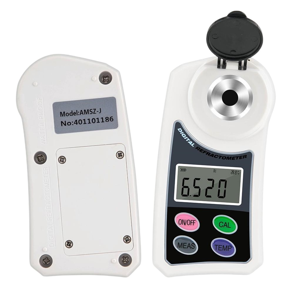 0-28% Digital LCD Refractometer Salinity Test Salinometer Automatic Temperatur7R