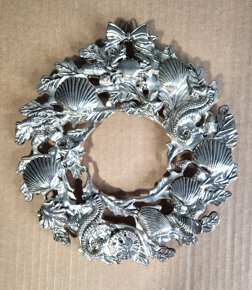 Estate Collection Home Accents Silver Plated Shell Trivet