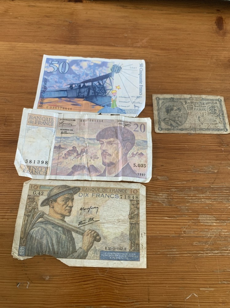 Belgium Banknotes Bundle Of 4