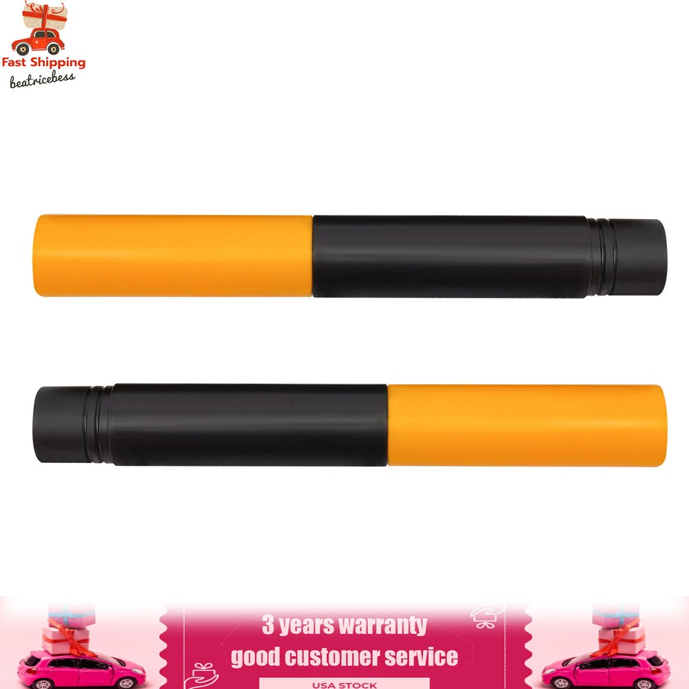 6 Pack Traffic Cones Adjustable Delineator Post Portable Parking Pole W/ Chains