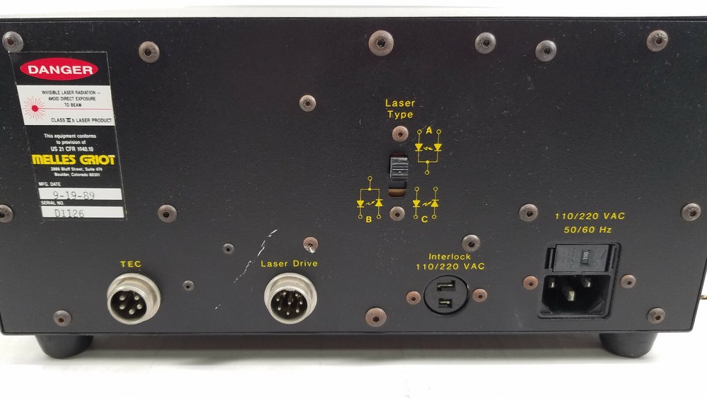 Melles Griot Diode Laser Driver