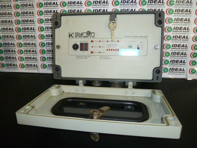Syron K90-24V Double Blank Analyzer 24V - Reconditioned