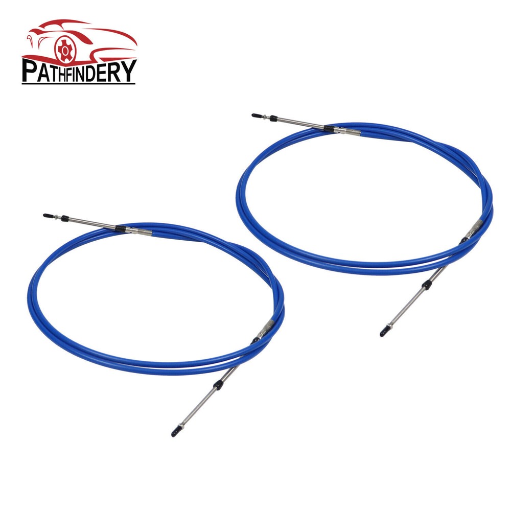 2PCS 10FT For YAMAHA Control Lever Universal Throttle Shift Control Cable 33C